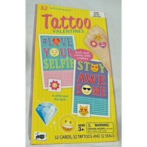 Self Expression Valentine's Day 32 Cards and 32 Sticker by Mello Smello